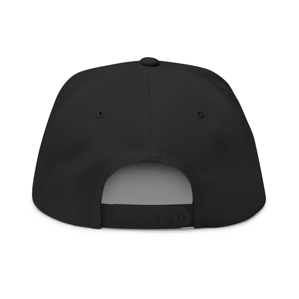 AHA Pink Logo Flat Bill Cap — Embroidered Snapback Hat