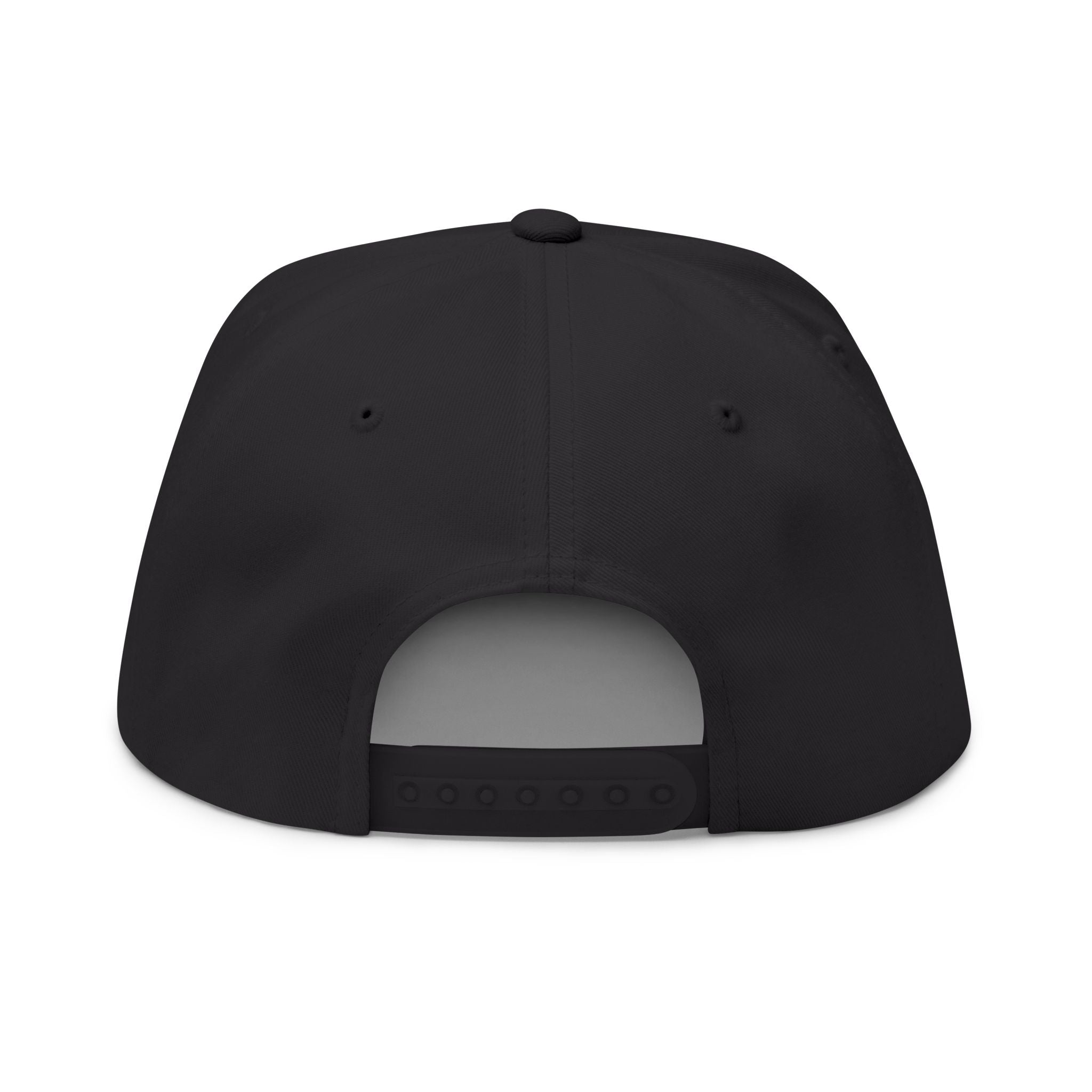 AHA Teal Logo Flat Bill Cap — Embroidered Snapback Hat