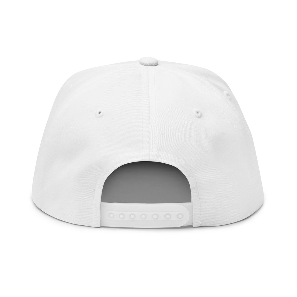 AHA Teal Logo Flat Bill Cap — Embroidered Snapback Hat